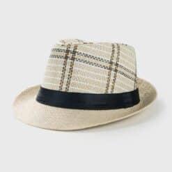 Plaid Fedora Hat