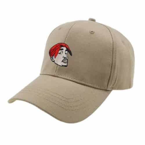 Khaki Tupac Hat