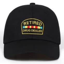 Retired Drug Dealer Hat Black