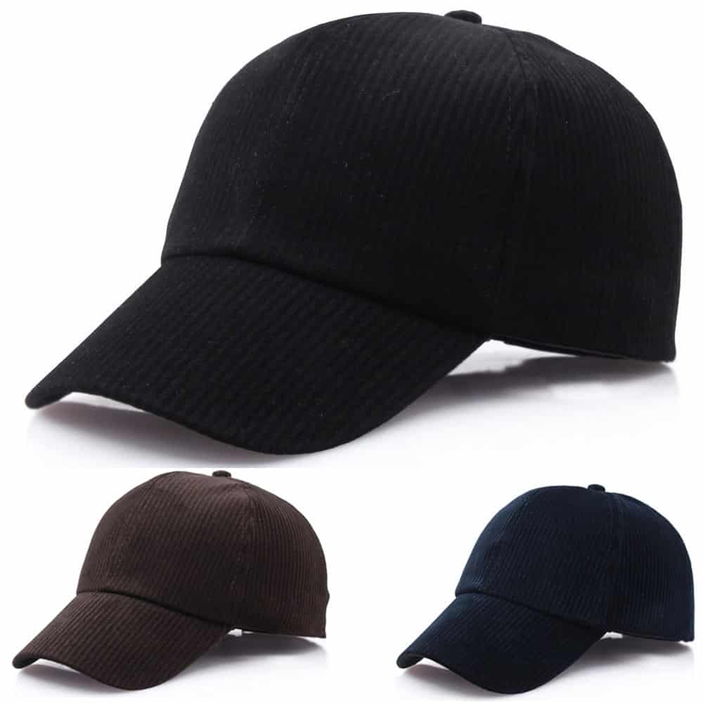Corduroy Baseball Cap For Men/Women | Dad Hats and Dad Caps