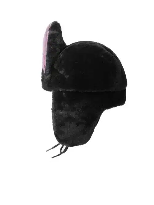 Jiji Cat Ushanka Hat side view