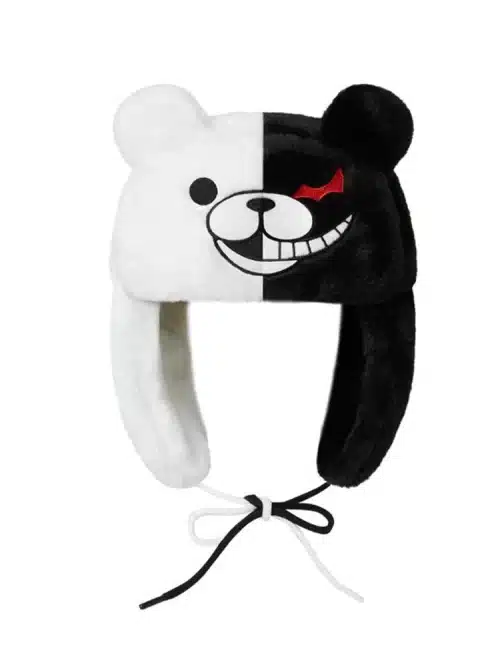 Y2K Black Whiter Bad Bear Ushanka